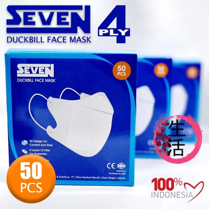 New Masker Seven Duckbill 4Ply 50Pcs