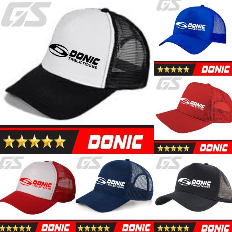 Terlaris Topi Tenis Meja Donic Jenis Topi Trucker Topi Olahraga Tenis Meja Pingpong Pria Wanita