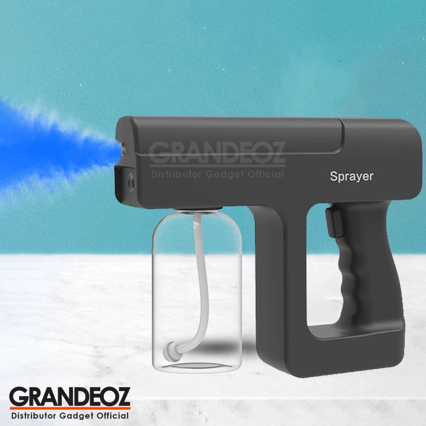 [Art. K72K] S600 Pistol Semprot Uap Nano Spray Gun 300ml UV Purifier Disinfectant Wireless Semprotan