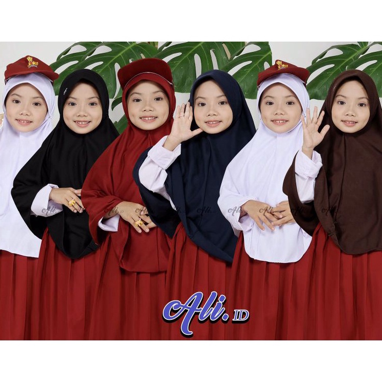 TPT.24Jn23ᴴ– JILBAB ANAK SEKOLAH TK.SD.SMP.SMA S,M,L,XL KAOS KATUN  PREMIUM
