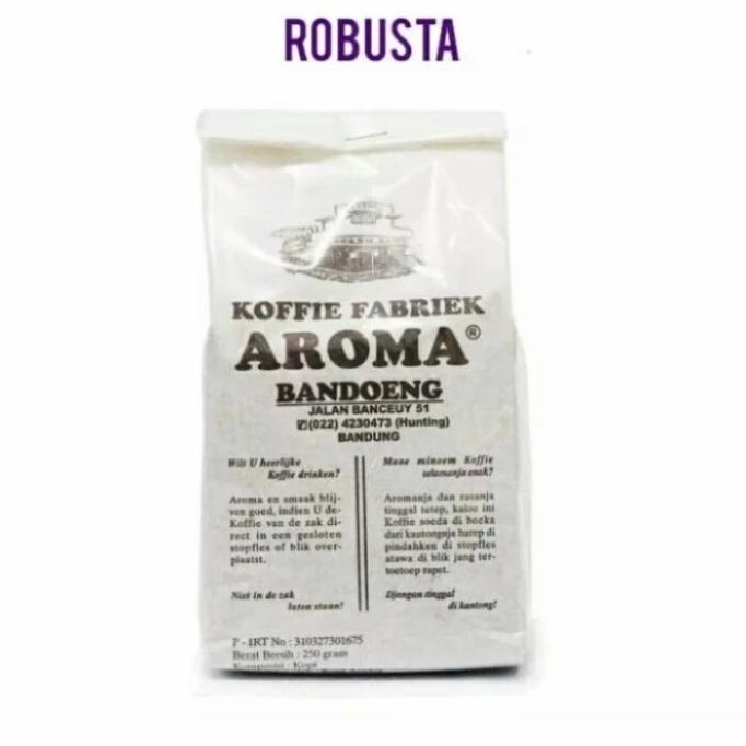 

^%^%^%^%] AROMA KOFFIE FABRIEK AROMA BIJI KOPI ROBUSTA 250 GR