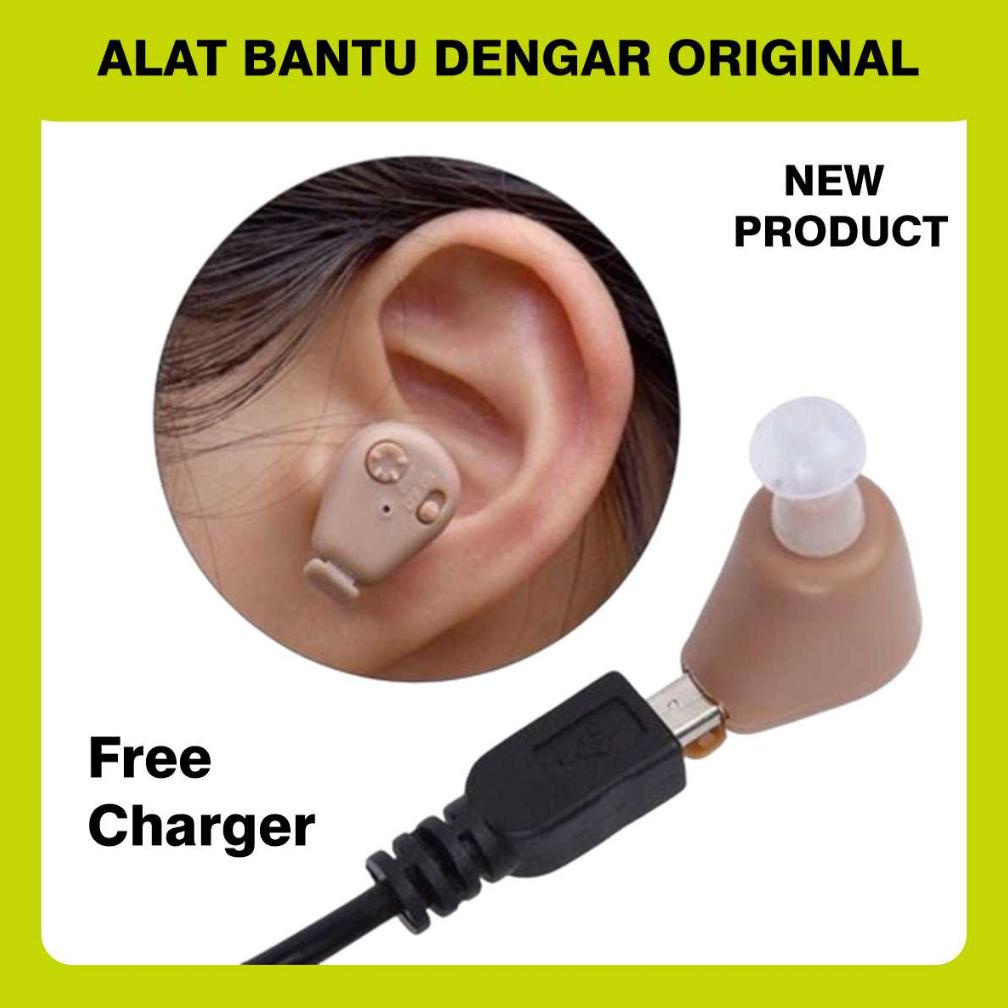 Ready Alat Bantu Dengar Rechargeable Alat Bantu Dengar Charger Telinga Orang Tua