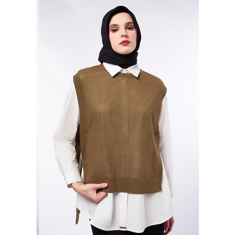 JENAHARA SLEVELESS KNIT OUTER 23H018