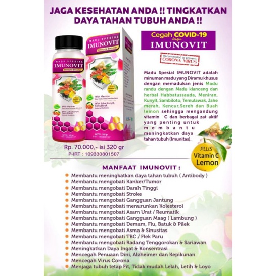 

Madu Bravina Immunovit