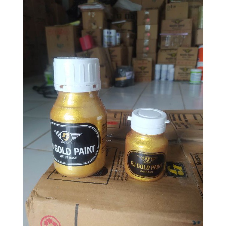 

[KODE PRODUK VWLFM5041] Gold Paint Cat Warna Emas , water base silver Water base