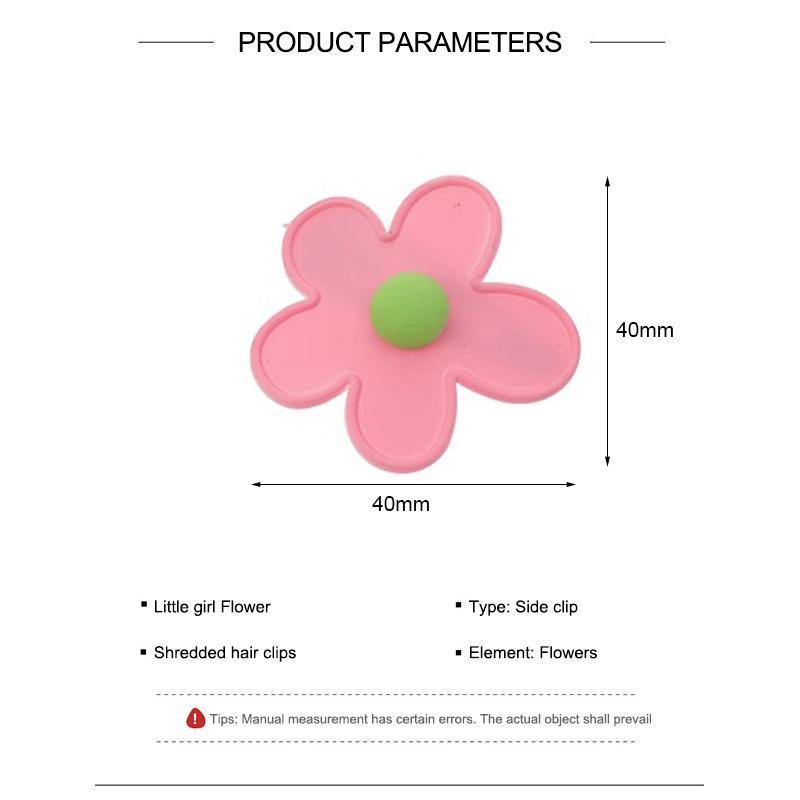 【Bayar di tempat】kreatif Klip Rambut Bunga Warna-Warni Indah Klip BB Anak Klip Rambut Lucu Aksesori Rambut
