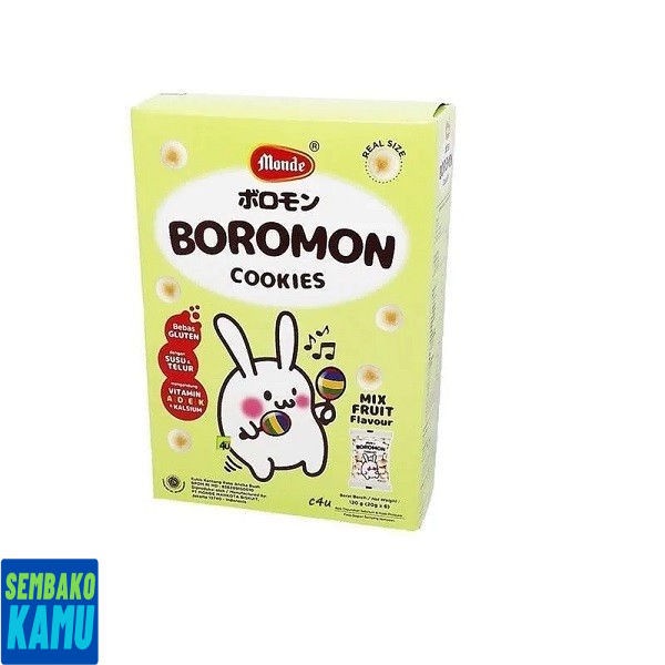 

Monde Boromon Cookies Mix Fruit 120 gr - Biskuit