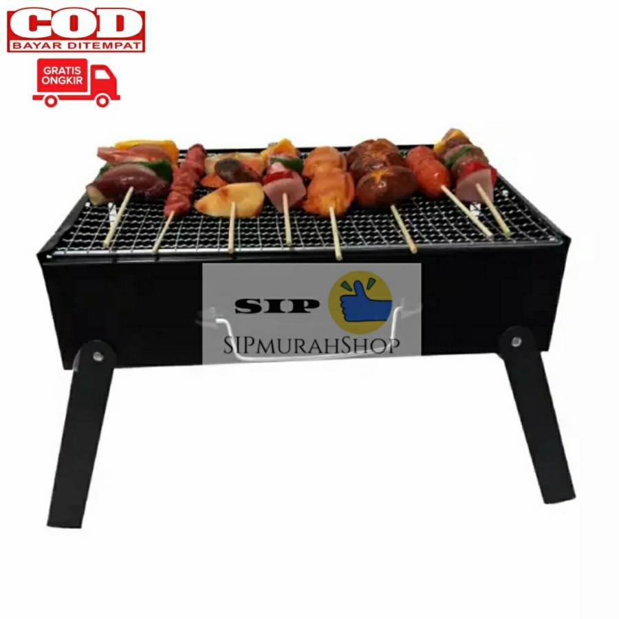 Panggangan Sate Grill BBQ / Alat Panggang Portable / multi square grill Portable G-2835 | Panggangan JAGO JAGOO