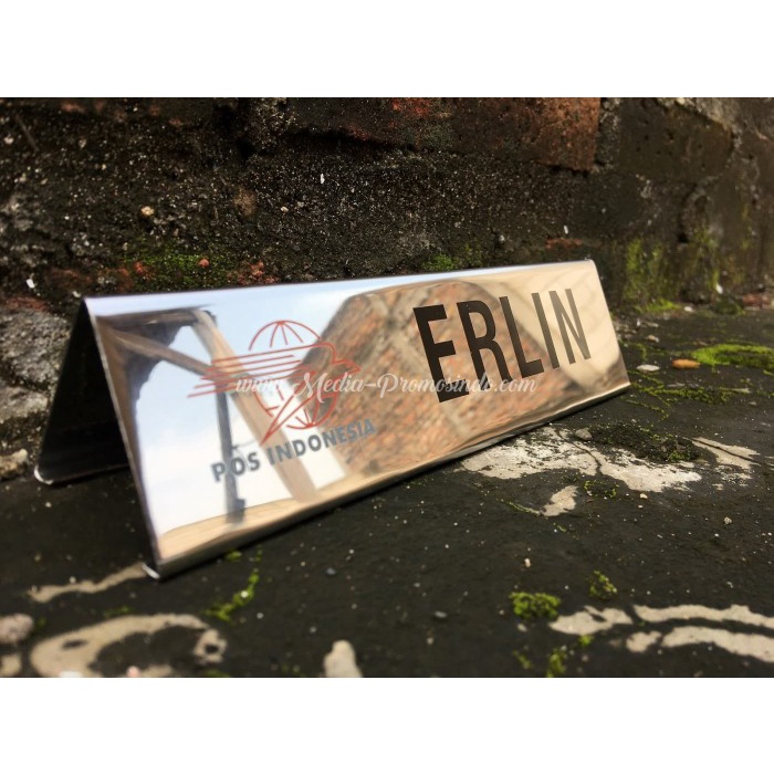 

Aurealiamall Nama Meja / Name Desk Stainless Gravir 20X5Cm