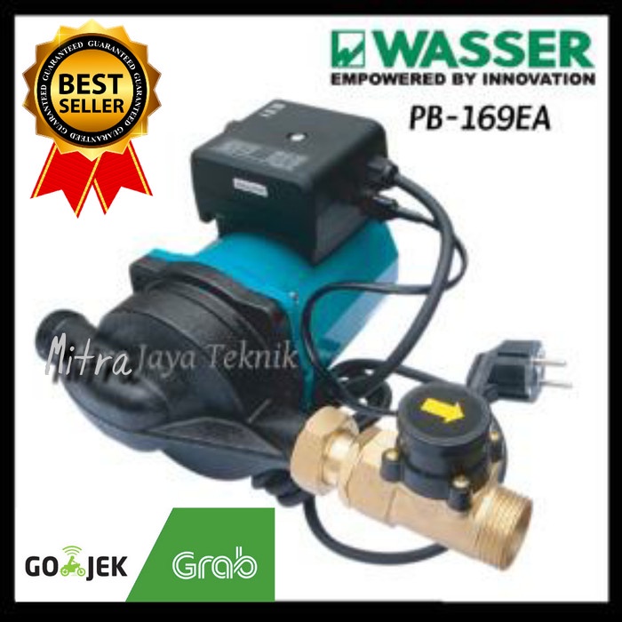 Pompa Boster Wasser PB-169EA Pompa Dorong Booster 3 Speed Pompa Air