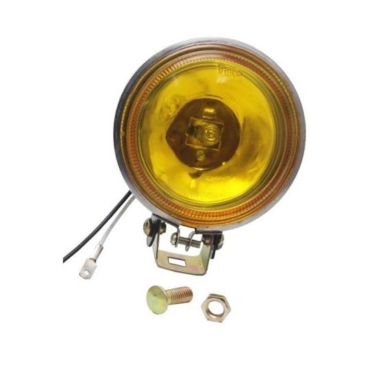 favorit] lampu tembak kabut sorot Halogen Bulat Mika Kuning universal u/ motor