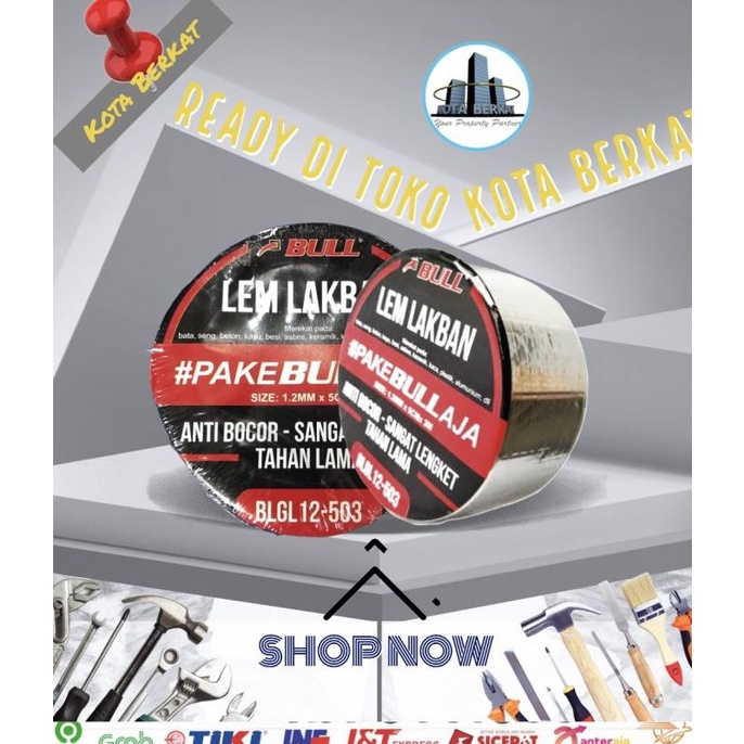 Kualitas terbaik] LEM LAKBAN ANTI BOCOR BULL/ LEM SERBAGUNA BULL SANGAT LENGKET