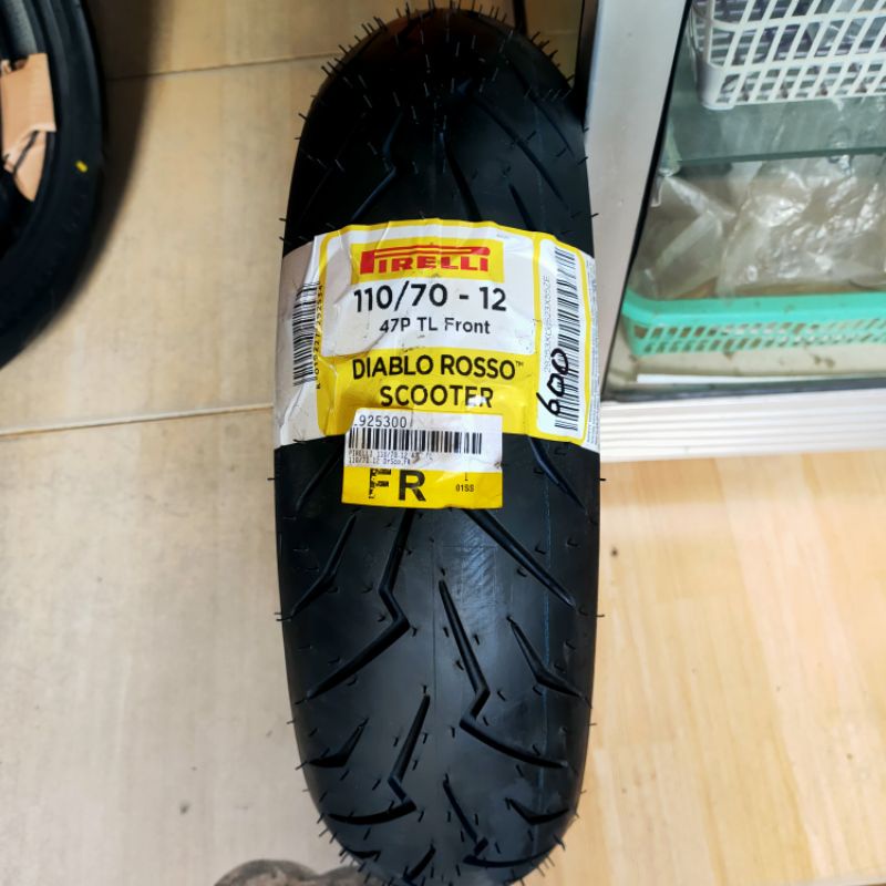 BAN PIRELLI DIABLO ROSSO SCOOTER # 110/70-12