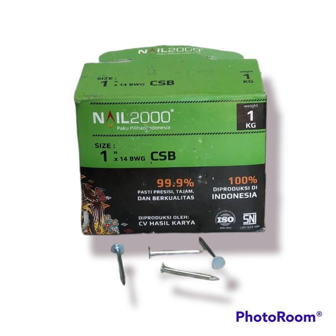 populer] PAKU GRC 1KG NAIL 2000 / PAKU 1 INCH / PAKU GIPSUM