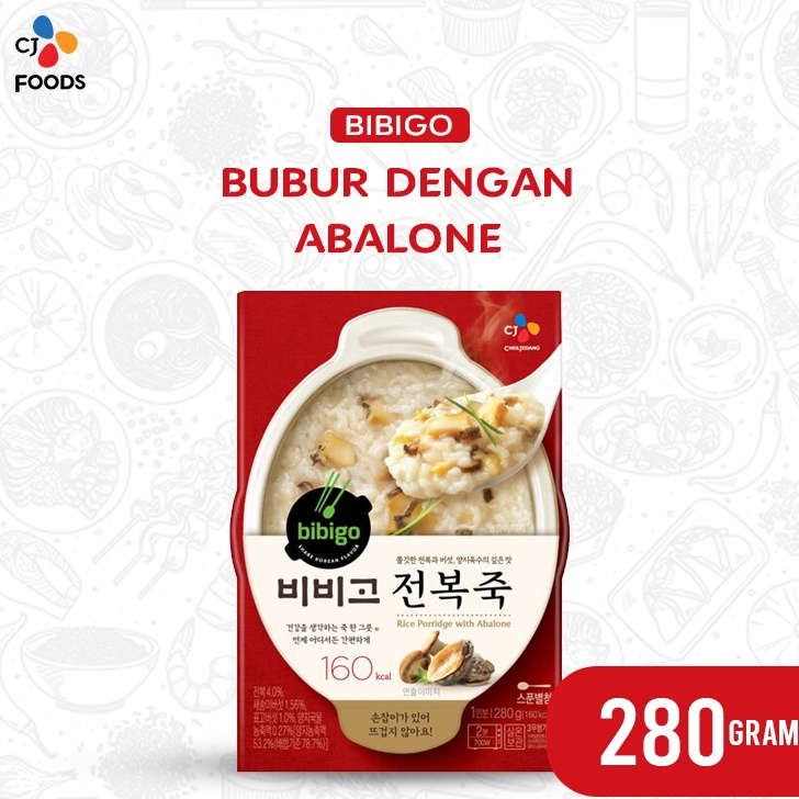 

rw✷Seller✲ BIBIGO Bubur dengan Abalone 280 Gram L63
