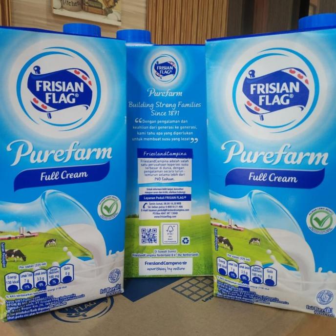 

FRISIAN FLAG Susu UHT Full Cream/Coconut/Chocolate 900ml (1 karton)