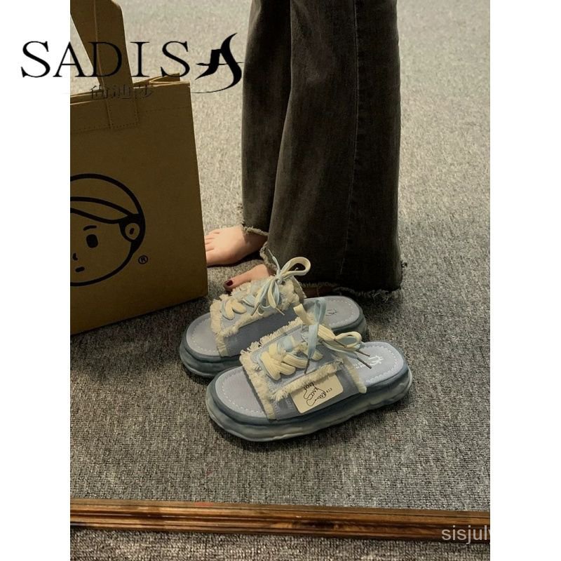 [✅BISA COD] #Sisjuly# Sandal wanita / sandal wanita baru dengan alas tebal / sandal wanita dengan al