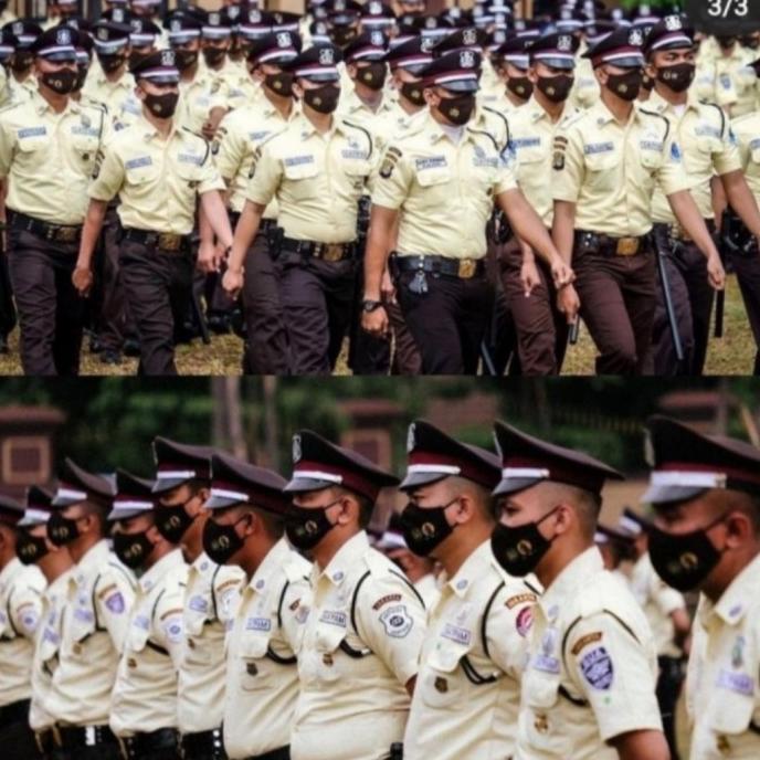 SERAGAM SATPAM CREAM TERBARU 2022 LENGKAP, SERAGAM SECURITY KREM 2022