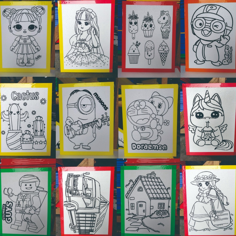 

DISKON BRANDS FESTIVAL Paket 100 styrofoam lukis ukuran 30x40 list lakban / sterofoam / gabus melukis / mewarnai steropom gas !!