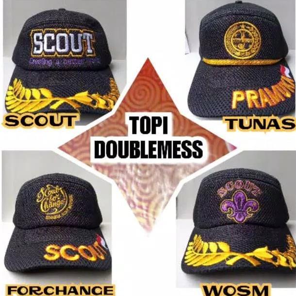Topi Doblemes Jaring Scout Pramuka