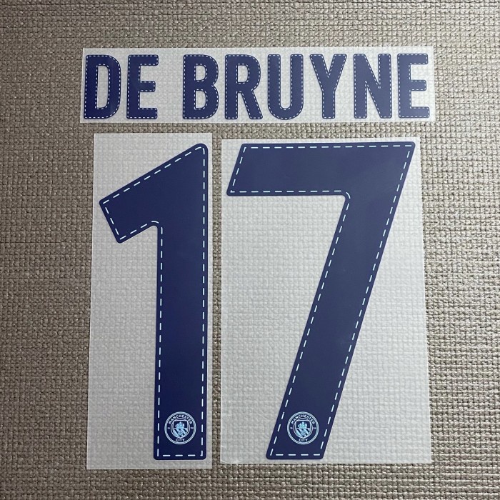 HOT SALE NAMESET MANCHESTER CITY HOME 2022/2023 DE BRUYNE #17 TERLARIS