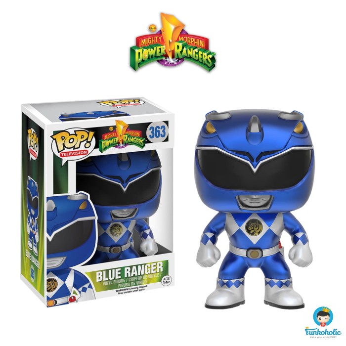 Funko Pop Television Power Rangers - Blue Ranger Metallic (Exclusive)