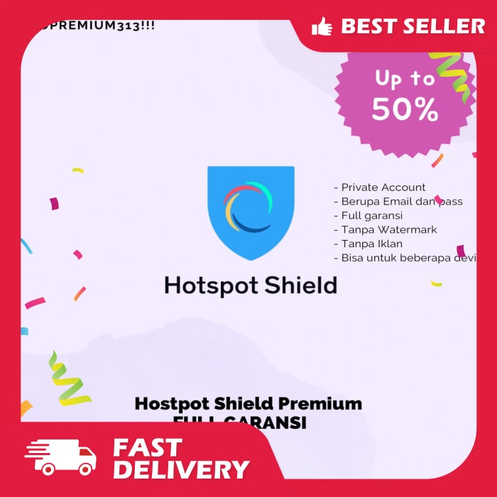Hotspot Shield Vpn Premium Full Version - Full Garansi Termurah 100% Premium Proses Cepat