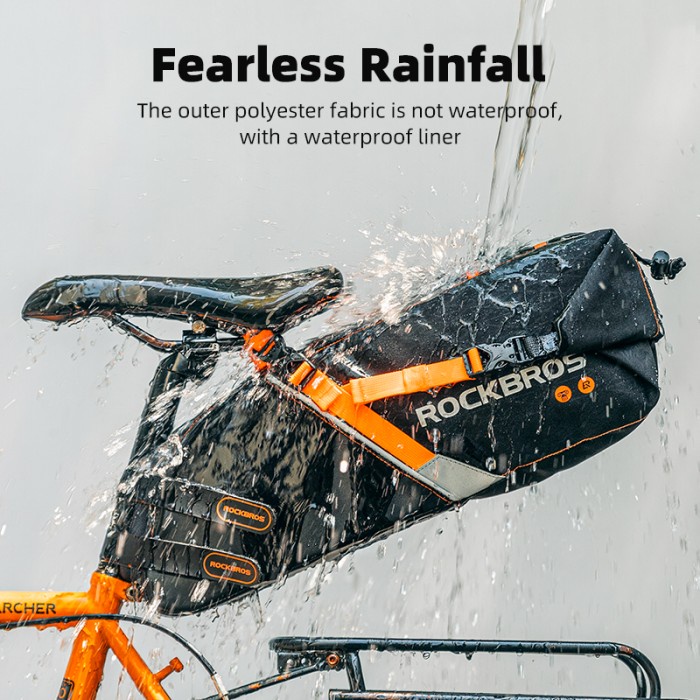 Rockbros C43 Tas Belakang Sadel Sepeda Gravel Touring Waterproof