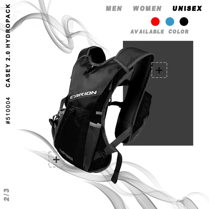 Tas Ransel Sepeda Hydropack Carion Casey - Hitam
