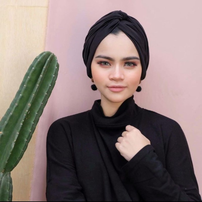 Turban Turban Simpul Jersey Korea Dewasa
