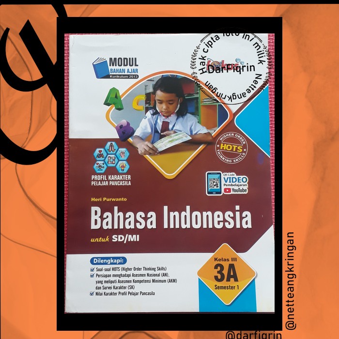 LKS Bahasa Indonesia Kelas 3 Semester 1-SD/MI K13 Rev 2018-Fokus-HOTS