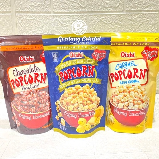 

STAR Oishi Popcorn Party Size Chocolate Coklat Caramel 100 gr