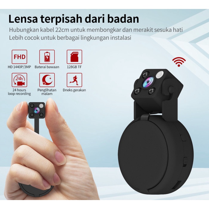 Bestseller Kamera Cctv Mini Tersembunyi Tanpa Kabel Baterai Spy Camera Mini Wifi