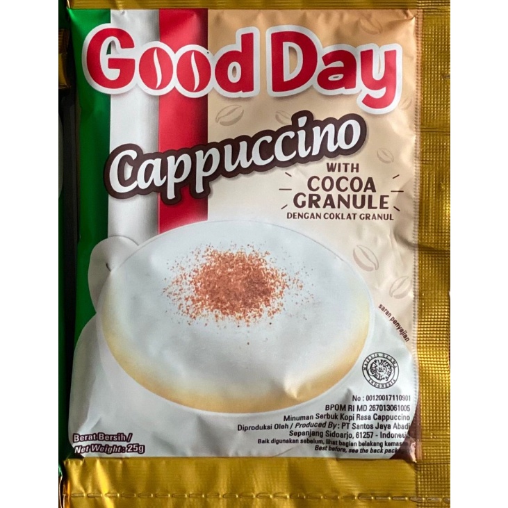 

[KODE PRODUK LYQRR5282] kopi Good Day Cappuccino 10 sachet 1 renceng