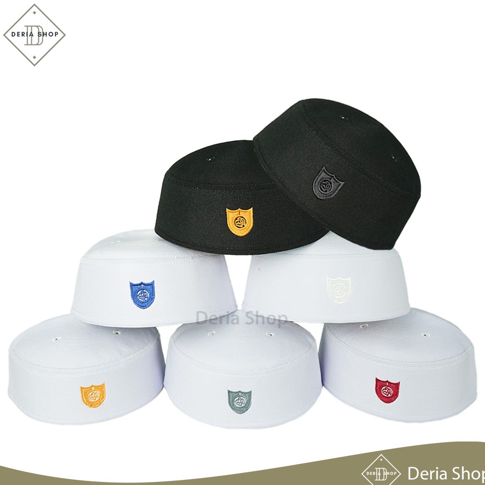 Peci Kopiah Songkok MALAYSIA Haji Alay, Peci Kopeah Putih Hitam Kopyah Laki Laki Malaisia Kupiah Mal