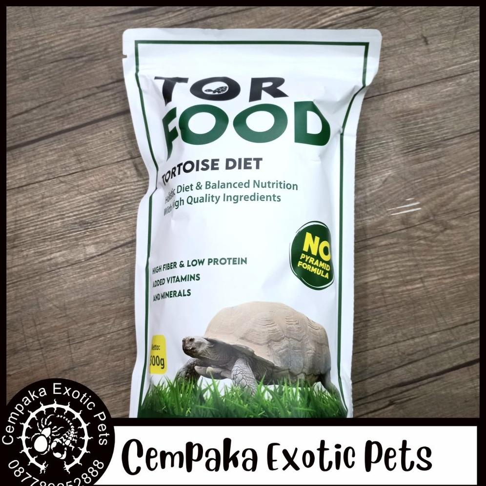 Limited Torfood Dessert 500 Gram Pelet Kura Darat Sulcata Pardalis Indianstar Marginata Greek Burmes