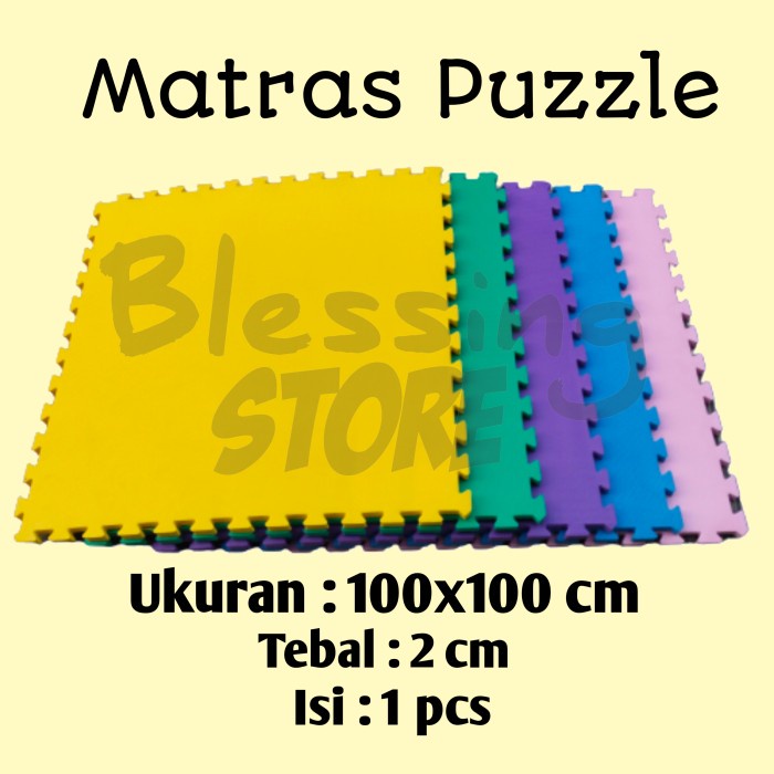Best Seller Matras Puzzle 100X100 Tebal 2 Cm Alas Matras Lantai Spon
