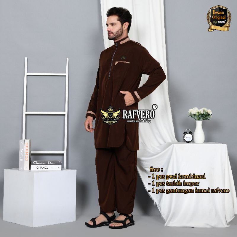 Setelan Pakistan Altan ORIGINAL RAFVERO - Baju Koko Pria