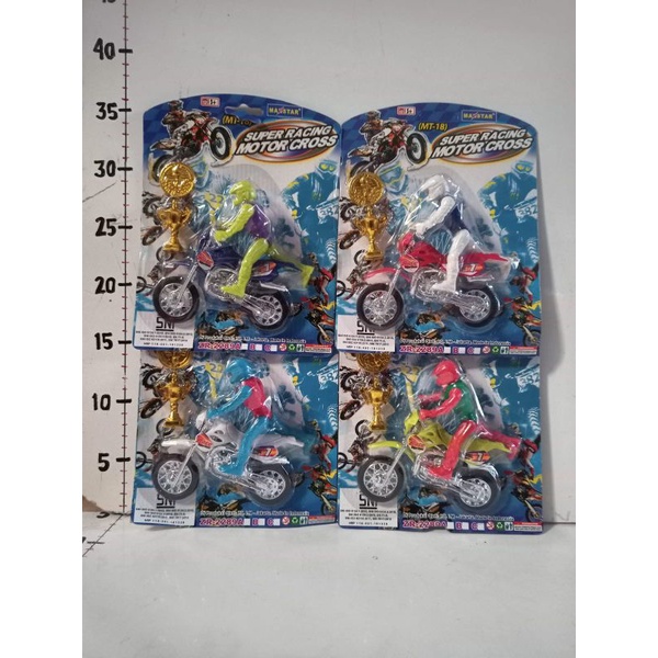 MAINAN ANAK MT18 MOTOR CROSS ORG + PIALA