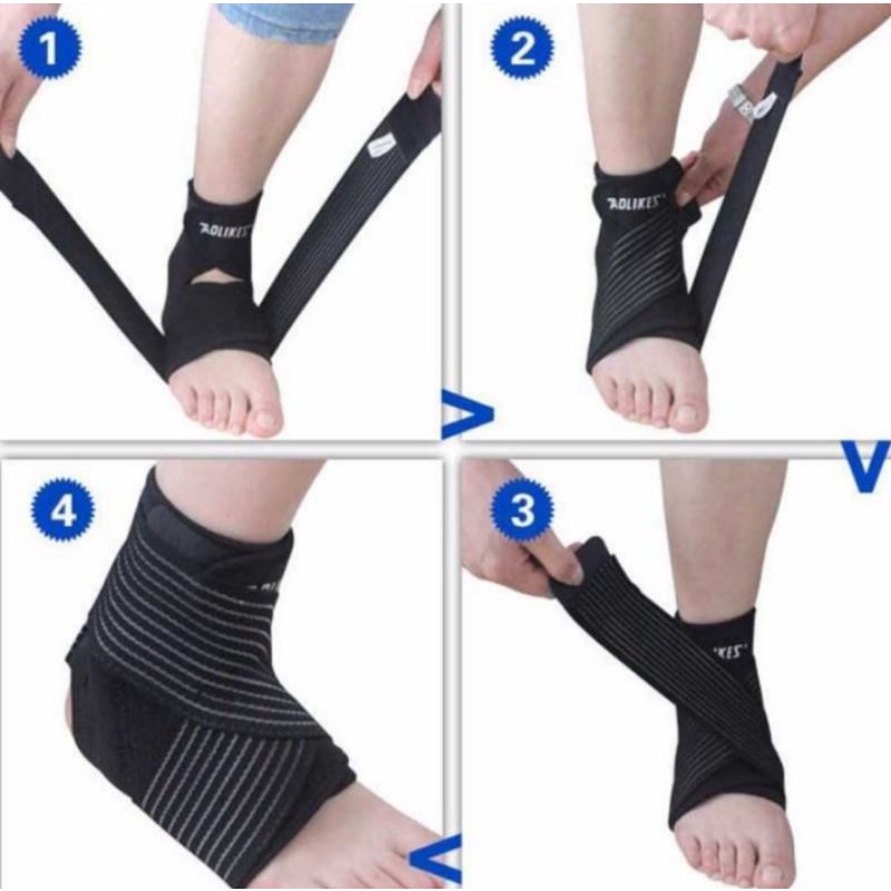 AOLIKES PELINDUNG ENGKEL TUMIT # DEKER ANKLE KAKI # DEKER PELINDUNG ANKEL KAKI #PENYANGGA TUMIT KAKI