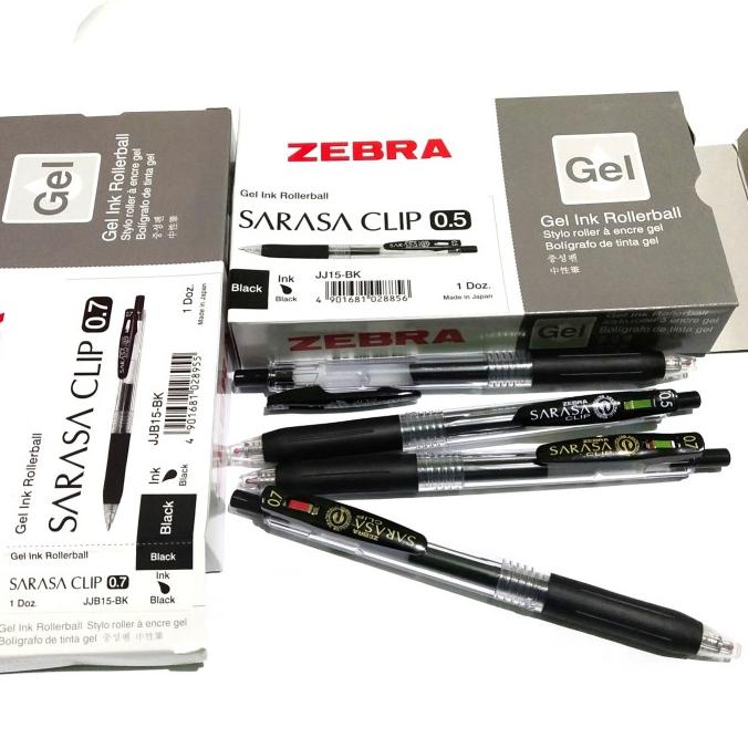 

Pulpen Zebra Sarasa Clip 0.5 Dan 0.7