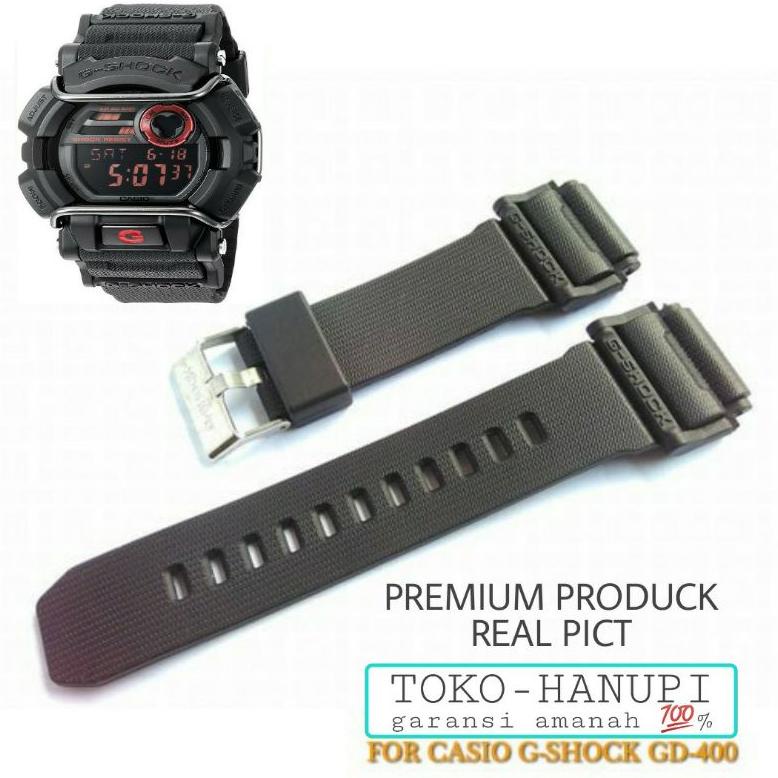 Terlaris Tali Jam Tangan Casio Gshock Gd-400 Gd400 Gd 400 Grade A