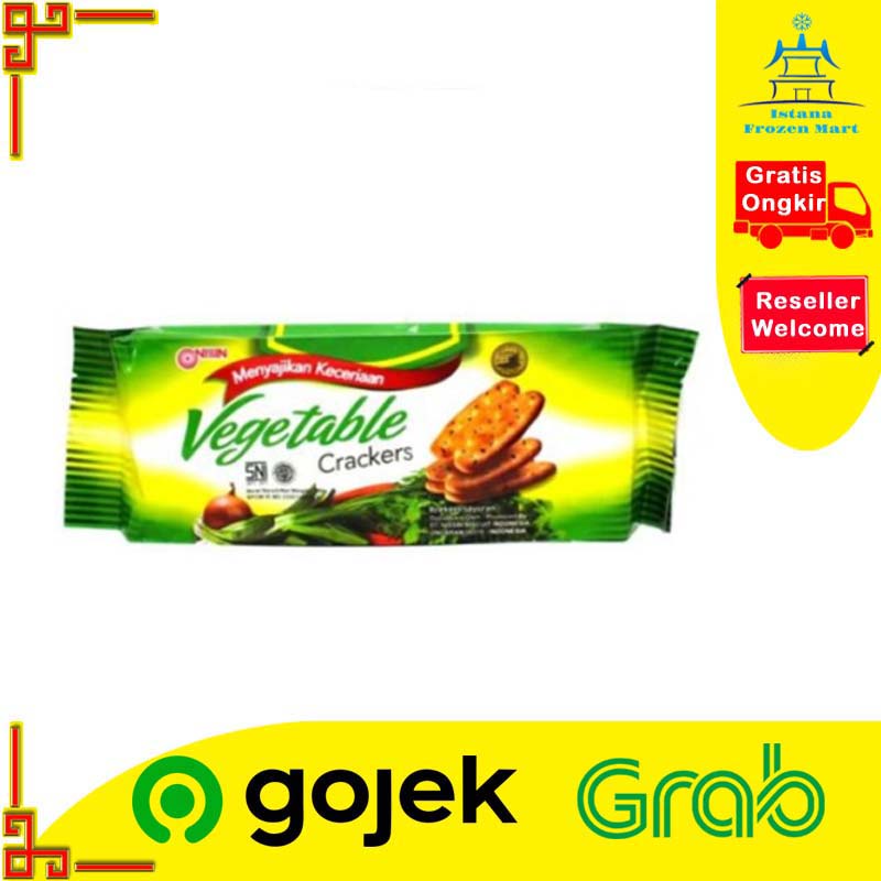 

Vegetable Crackers Biskuit Krekers 160 Gram - NISSIN