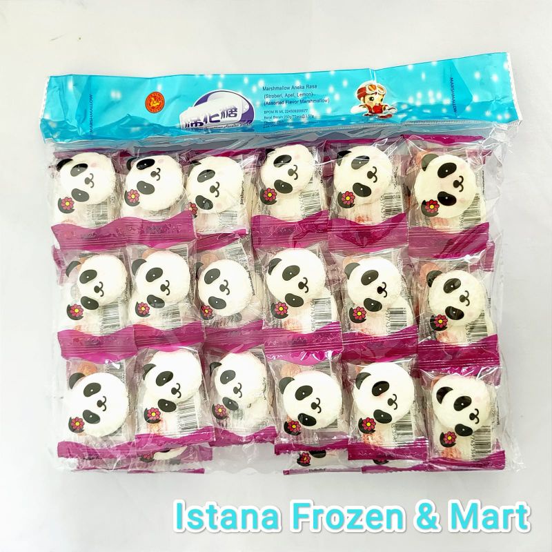 

Marshmallow Panda 250 GR isi 70 Pcs