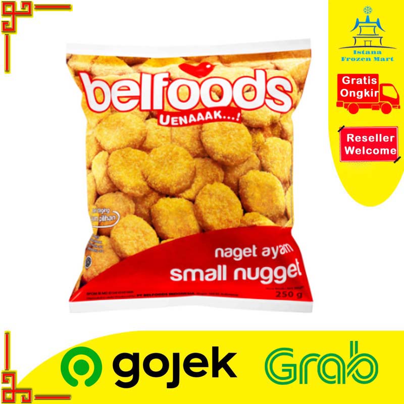 

Uenaaak Chicken Nugget Coin Naget Ayam Koin 250 Gram - BELFOODS