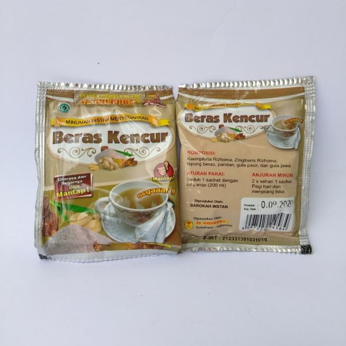 

Kualitas terbaik] Beras Kencur Minuman Kesehatan Instan Herbal Sachet Al-Ghuroba