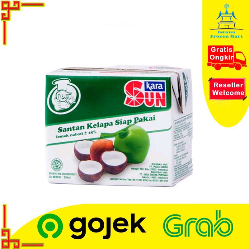 

Sunkara Santan Kelapa 200ml - SUN KARA
