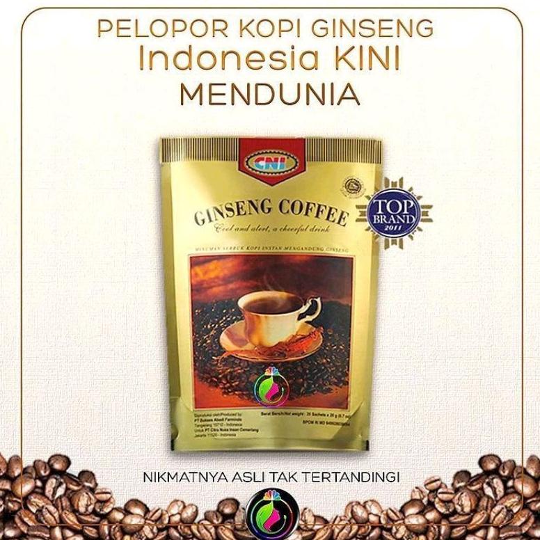 

Kopi Ginseng Cni Original Isi 20 Sachet Ed November 2024