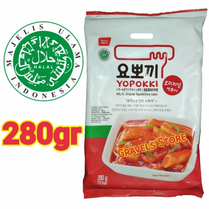 

[Logo HALAL] Yopokki BIG Pouch - ORI SWEET SPICY - Topokki - TokPoki Best Seller