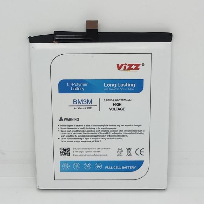 Baterai Batre Vizz Xiaomi 9SE / BM3M Original Vizz